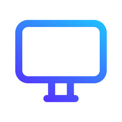 monitor gradient icon