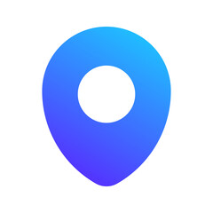 gps gradient fill icon