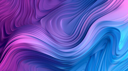 Obraz premium purple abstract background with wavy shapes and gradient