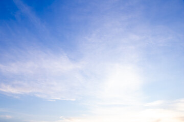 Fototapeta premium blue sky and clouds