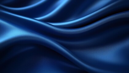 Obraz premium Elegant Depths: Navy Silk Satin with Shimmering Lines