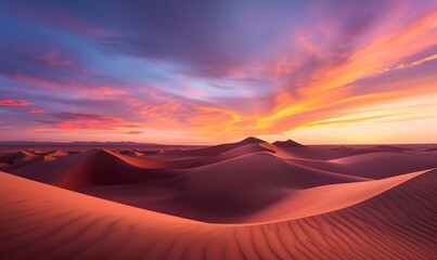 Fototapeta premium Sand dunes in the Sahara Desert, Merzouga, Morocco. 