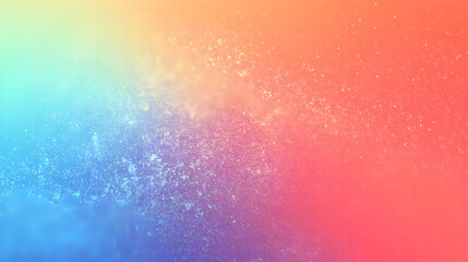 A colorful gradient background with a soft, textured appearance.