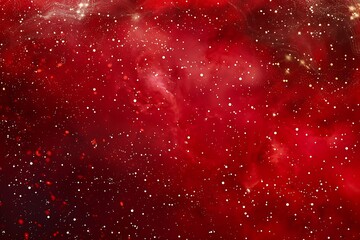 red new year background, with glitter dust