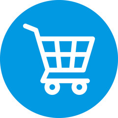 Shopping cart icon. Buying concept for graphic design, Web site, social media, UI, mobile app