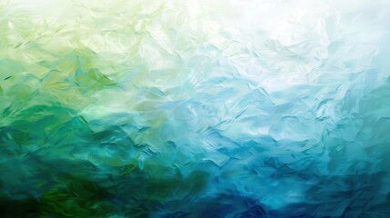 Obraz premium Abstract textured background showcasing soft gradients of blue and green hues, creating a serene and tranquil atmosphere.