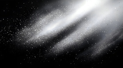 A mesmerizing display of light and particles in a dark background.