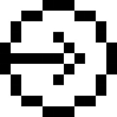 Arrow Sign, Arrow Direction, Pixel Arrow. Vector Icon