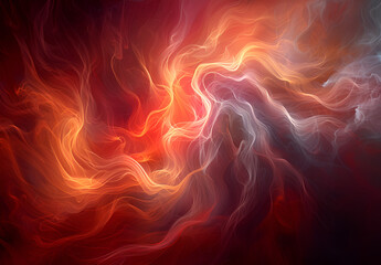 Fototapeta premium a red and yellow smoke