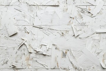 Obraz premium Abstract background of white plywood texture created with generative AI