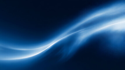 A smooth blue abstract wave design with a serene feel.