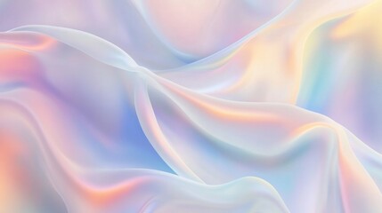 Obraz premium Abstract iridescent fabric background