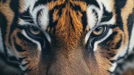 Close-up of a Tiger's Face