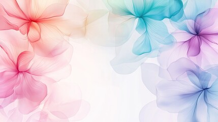 Obraz premium Vibrant Floral Collage with Enchanted Harmony
