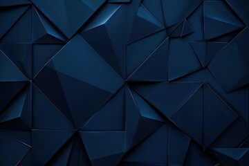 Fototapeta premium Dark blue color background, Geometric shape, Wallpaper gradient
