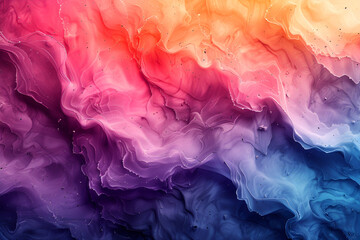Obraz premium a colorful cloud of smoke
