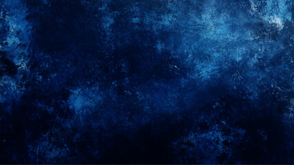 Blue wall texture. Abstract blue background, Old painted wall texture blue wall with wooden floor 