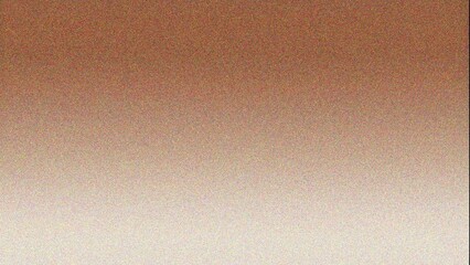 Fototapeta premium Brown, tan grainy gradient background pastel noise texture poster backdrop banner design, copy space