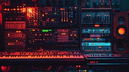 Discover the intricate world of electronic music production, where synthesizers, samples