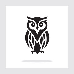 owl on a vector