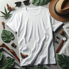White man's premium t-shirt