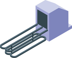 Geothermal plant using earth energy for green heating and producing clean renewable energy