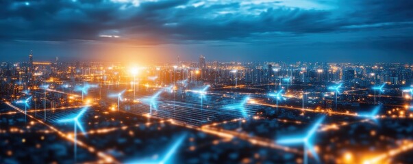 Fototapeta premium Aerospace engineers collaborating on sustainable energy solutions, working together to reshape the industry with innovative and eco-friendly technologies.