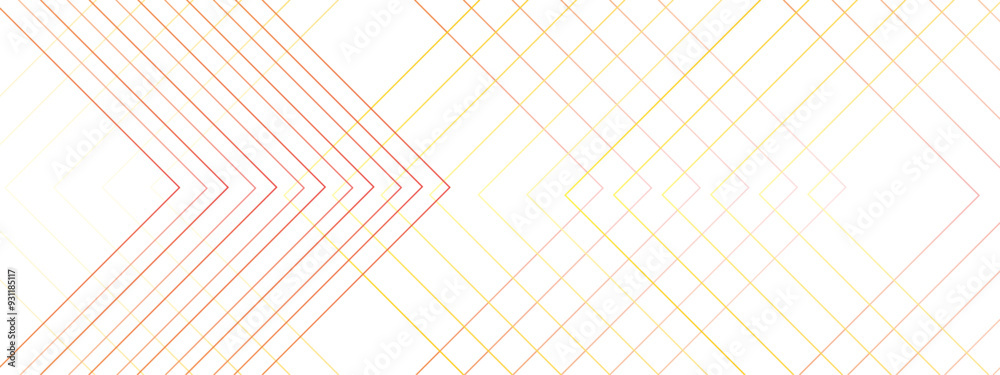 Poster abstract modern minimalistic golden and red geometric line with layered geometric triangle shapes. f