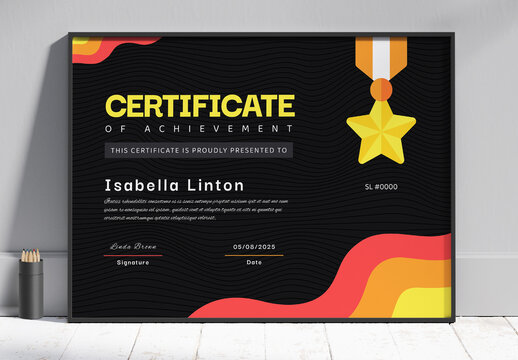 Certificate Template