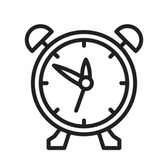 Clock icon vector image.Suitable for use on web apps, mobile apps and print media. 