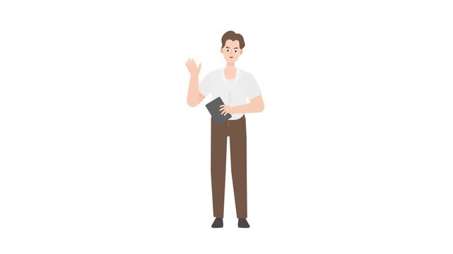 Man Explaining