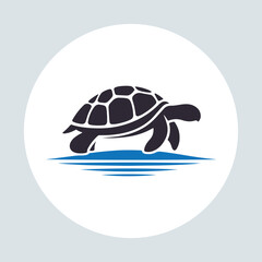 Turtle logo template