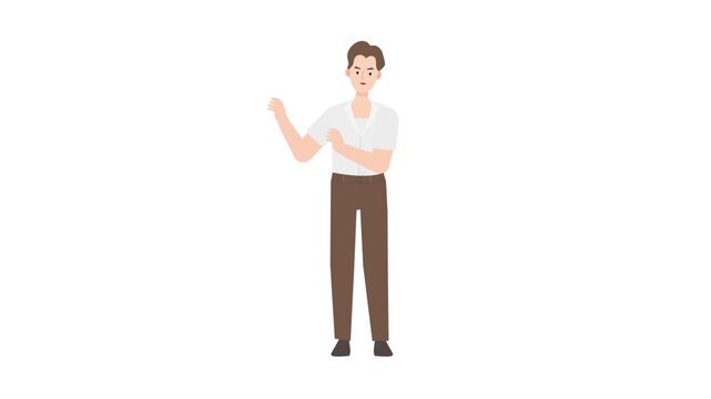 Man Explaining