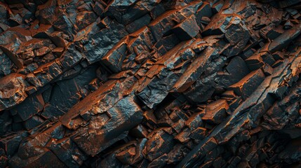 Elegant and strong 3D polished granite with rich textures, deep colors, luxury background, showcasing natural beauty.