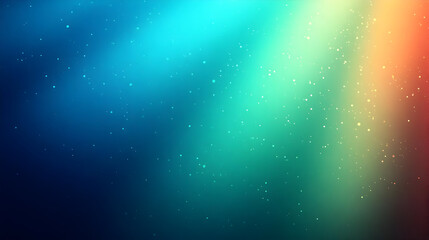 Abstract gradient background with soft light and shimmering particles.