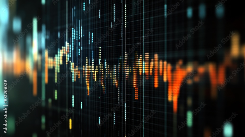 Poster Abstract Digital Data Visualization with Colorful Blips on a Grid