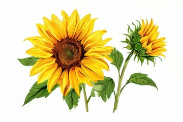 the AI Image Generator, a close up of a sunflower