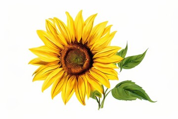 Obraz premium the AI Image Generator, a close up of a sunflower