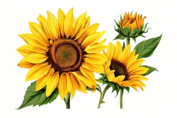 Naklejka premium the AI Image Generator, a close up of a sunflower