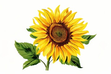 the AI Image Generator, a close up of a sunflower