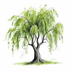 Obraz premium the AI Image Generator, Lush Green Dracaena Marginata Tree