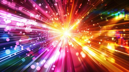 Abstract Light Burst