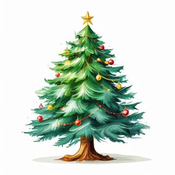 recommend clip art: the AI Image Generator, Christmas Tree Clipart