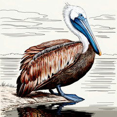 pelican bird  