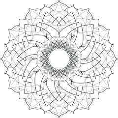 Obraz premium New mandala design of 2024