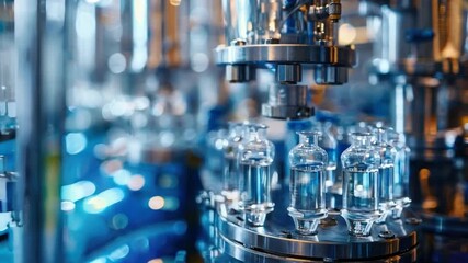 A bioreactor in a biotechnology facility, illustrating the production of pharmaceuticals and bio products