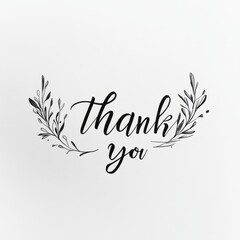 Pastel 'Thank You' Card