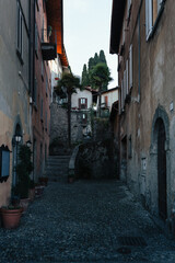 Fototapeta premium Calm and peaceful morning in the town of Bellagio, on Lake Como, Italy