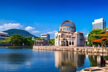 Naklejka premium AI Image Generator, Hiroshima Pay