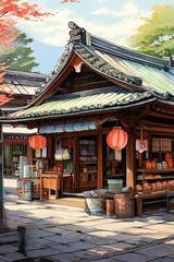 the AI Image Generator, Chinese architecture in Palace,